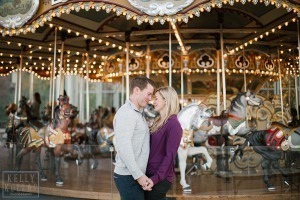 Engagement session in Brooklyn Bridge Park. Photos by Kelly Kollar Photography.