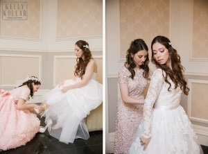 Jewish wedding at the Venetian in Garfield, New Jersey. Photos by Kelly Kollar Photography.