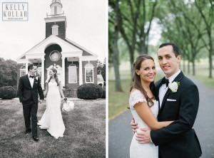 Wedding at Church of Christ the King and Morris County Golf Club in New Jersey. Photos by Kelly Kollar Photography.