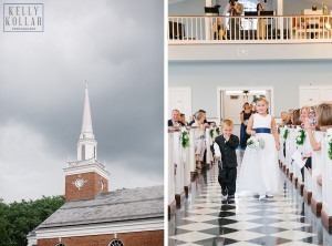 Wedding at Church of Christ the King and Morris County Golf Club in New Jersey. Photos by Kelly Kollar Photography.