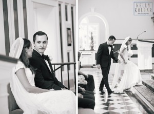 Wedding at Church of Christ the King and Morris County Golf Club in New Jersey. Photos by Kelly Kollar Photography.