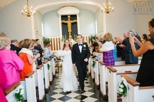 Wedding at Church of Christ the King and Morris County Golf Club in New Jersey. Photos by Kelly Kollar Photography.