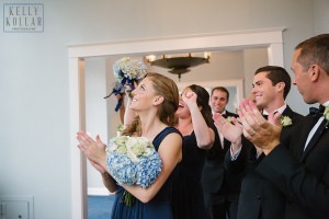Wedding at Church of Christ the King and Morris County Golf Club in New Jersey. Photos by Kelly Kollar Photography.