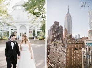 Jewish wedding at New York Botanical Garden in the Bronx. Photos by Kelly Kollar Photography.