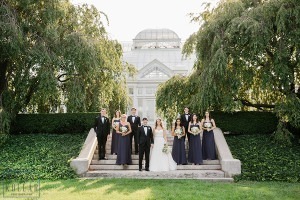 Jewish wedding at New York Botanical Garden in the Bronx. Photos by Kelly Kollar Photography.