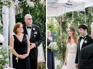Jewish wedding at New York Botanical Garden in the Bronx. Photos by Kelly Kollar Photography.