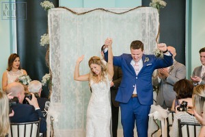 Beach wedding at Congress Hall in Cape May, New Jersey. Photos by Kelly Kollar Photography.