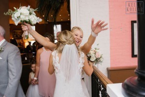 Beach wedding at Congress Hall in Cape May, New Jersey. Photos by Kelly Kollar Photography.