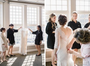 Fall, autumn wedding at Diamond Mills Hotel in Saugerties, New York. Photos by Kelly Kollar Photography.