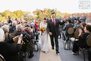 Fall, autumn wedding at Diamond Mills Hotel in Saugerties, New York. Photos by Kelly Kollar Photography.