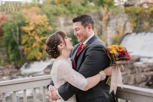 Fall, autumn wedding at Diamond Mills Hotel in Saugerties, New York. Photos by Kelly Kollar Photography.