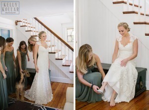 Fall wedding in New Canaan and Wilson, Connecticut. Photos by Kelly Kollar Photography.