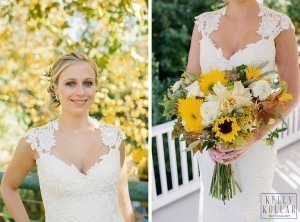 Fall wedding in New Canaan and Wilson, Connecticut. Photos by Kelly Kollar Photography.