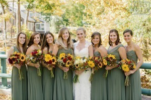Fall wedding in New Canaan and Wilson, Connecticut. Photos by Kelly Kollar Photography.