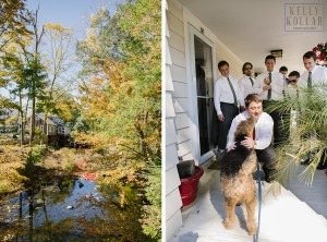Fall wedding in New Canaan and Wilson, Connecticut. Photos by Kelly Kollar Photography.