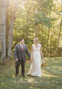 Fall wedding in New Canaan and Wilson, Connecticut. Photos by Kelly Kollar Photography.