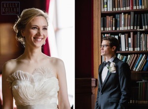 Wedding at St. Barts Episcopal Church, photos in Central Park, celebration at the University Club. Photos by Kelly Kollar Photography.