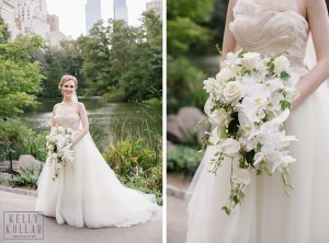 Wedding at St. Barts Episcopal Church, photos in Central Park, celebration at the University Club. Photos by Kelly Kollar Photography.
