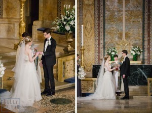 Wedding at St. Barts Episcopal Church, photos in Central Park, celebration at the University Club. Photos by Kelly Kollar Photography.