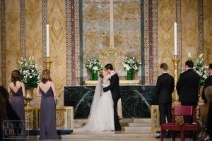 Wedding at St. Barts Episcopal Church, photos in Central Park, celebration at the University Club. Photos by Kelly Kollar Photography.