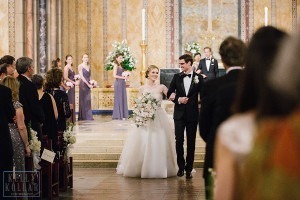 Wedding at St. Barts Episcopal Church, photos in Central Park, celebration at the University Club. Photos by Kelly Kollar Photography.