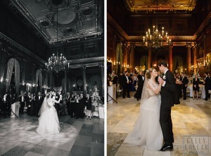 Wedding at St. Barts Episcopal Church, photos in Central Park, celebration at the University Club. Photos by Kelly Kollar Photography.