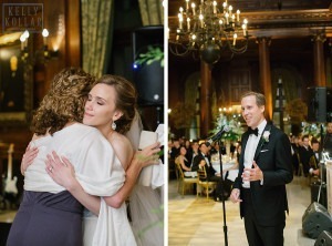 Wedding at St. Barts Episcopal Church, photos in Central Park, celebration at the University Club. Photos by Kelly Kollar Photography.
