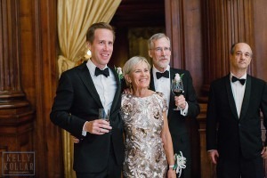 Wedding at St. Barts Episcopal Church, photos in Central Park, celebration at the University Club. Photos by Kelly Kollar Photography.