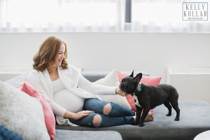 Maternity, pregnancy session in Brooklyn. Photos by Kelly Kollar Photography.