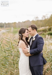 Fall wedding at Harbor Links Golf Course in Port Washington, New York. Photos by Kelly Kollar photography.