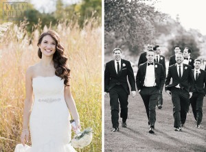 Fall wedding at Harbor Links Golf Course in Port Washington, New York. Photos by Kelly Kollar photography.