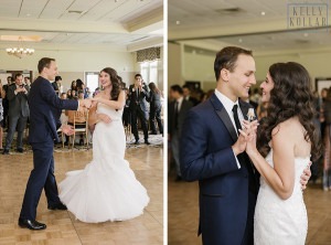 Fall wedding at Harbor Links Golf Course in Port Washington, New York. Photos by Kelly Kollar photography.