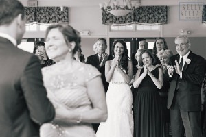 Fall wedding at Harbor Links Golf Course in Port Washington, New York. Photos by Kelly Kollar photography.