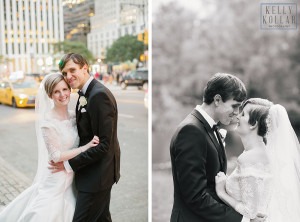New York wedding at St. Ignatius Loyola, Central Park and New York Athletic Club. Photos by Kelly Kollar Photography.