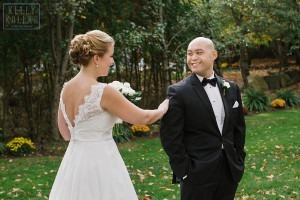 Fall wedding at the Tides Estate in North Haledon, New Jersey. By Kelly Kollar Photography.