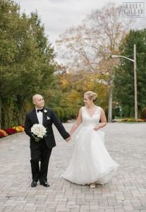 Fall wedding at the Tides Estate in North Haledon, New Jersey. By Kelly Kollar Photography.
