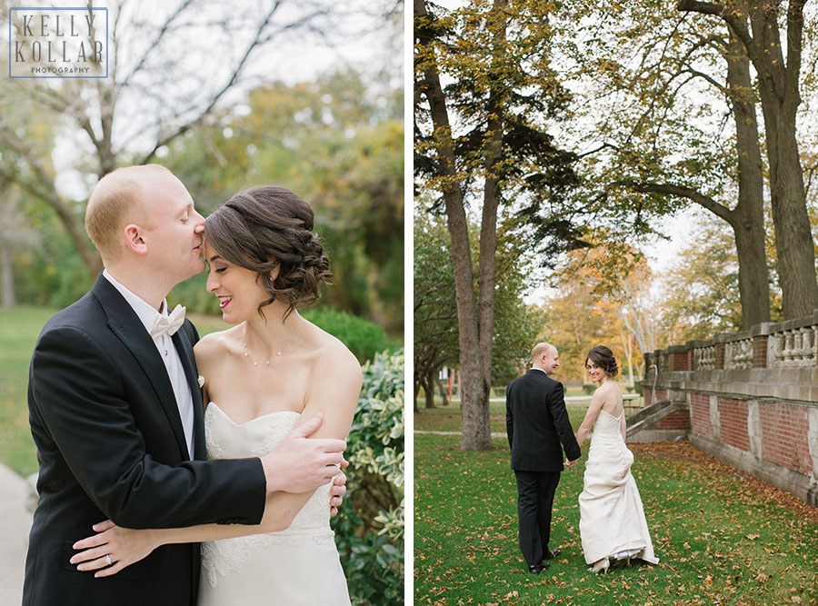 Autumn wedding at Bourne Mansion in Oakdale, New York. Photos by Kelly Kollar Photography.