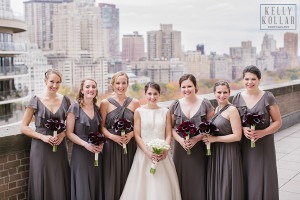 Fall, autumn wedding at St. Ignatius Loyola and New York Athletic Club. Photos by Kelly Kollar Photography.