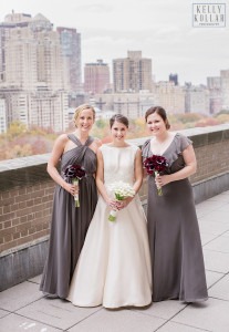 Fall, autumn wedding at St. Ignatius Loyola and New York Athletic Club. Photos by Kelly Kollar Photography.