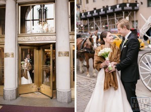 Fall, autumn wedding at St. Ignatius Loyola and New York Athletic Club. Photos by Kelly Kollar Photography.