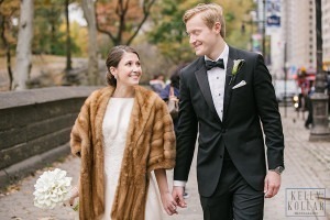 Fall, autumn wedding at St. Ignatius Loyola and New York Athletic Club. Photos by Kelly Kollar Photography.