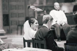 Fall, autumn wedding at St. Ignatius Loyola and New York Athletic Club. Photos by Kelly Kollar Photography.