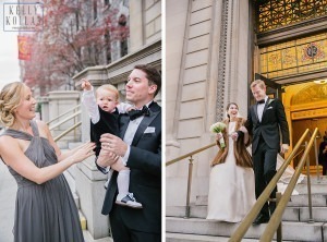 Fall, autumn wedding at St. Ignatius Loyola and New York Athletic Club. Photos by Kelly Kollar Photography.