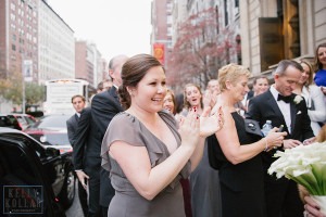 Fall, autumn wedding at St. Ignatius Loyola and New York Athletic Club. Photos by Kelly Kollar Photography.
