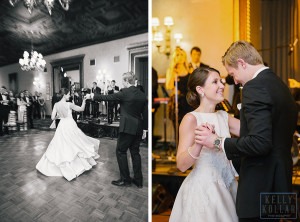 Fall, autumn wedding at St. Ignatius Loyola and New York Athletic Club. Photos by Kelly Kollar Photography.