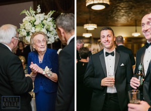 Fall, autumn wedding at St. Ignatius Loyola and New York Athletic Club. Photos by Kelly Kollar Photography.