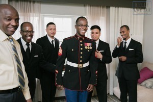 Filipino and Trinidadian Marine Corps wedding at the Carriage House in Galloway, New Jersey. Photos by Kelly Kollar Photography.