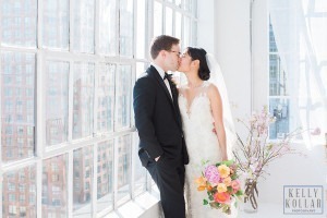 Wedding at Eventi Hotel and Studio 450 in Manhattan. Photos by Kelly Kollar Photography.
