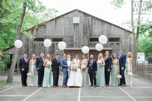 Wedding at Camp Riverbend in Warren, New Jersey. Photos by Kelly Kollar Photography.