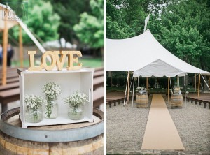 Wedding at Camp Riverbend in Warren, New Jersey. Photos by Kelly Kollar Photography.
